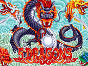 5 dragons slot game with a chinese theme and free play