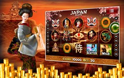 japanese geisha slot from aristocrat game developer