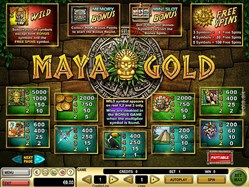 maya gold real money slot from developer ainsworth