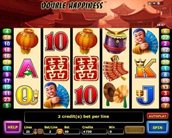 double happiness slot game from aristocrat